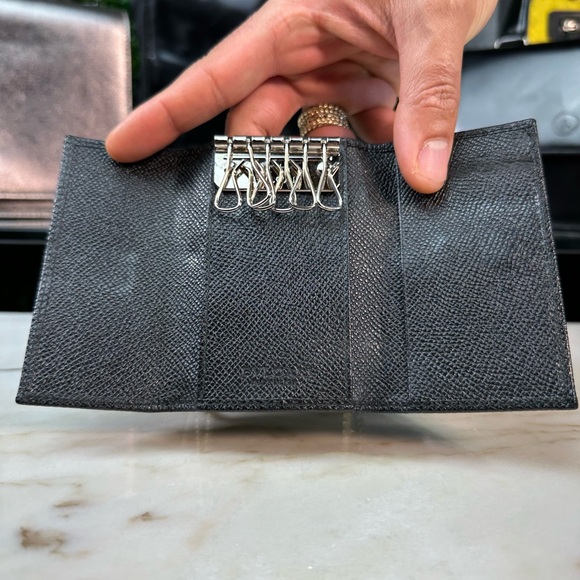 Bulgari Black Silver Clip Key Holder - Picture 4 of 14